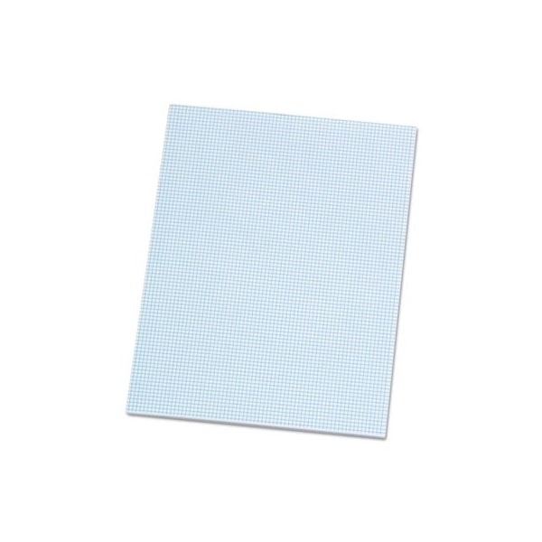Tops Products Ampad, QUADRILLE PADS, 8 SQ/IN QUADRILLE RULE, 8.5 X 11, WHITE, 50 SHEETS 22005 - main